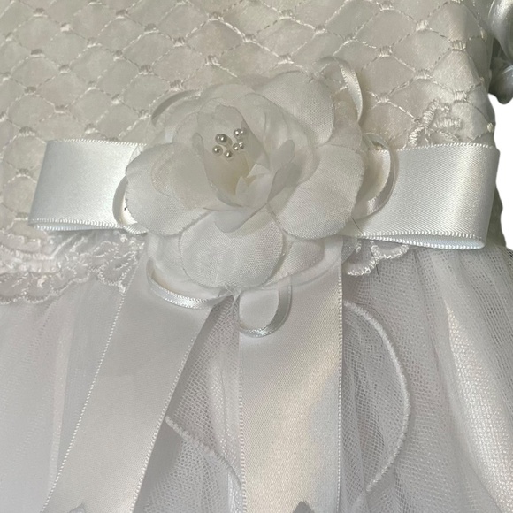 NWT Sarah Louise Formal Wedding Flower Girl Communion Easter Dress Size 3T - Picture 3 of 13